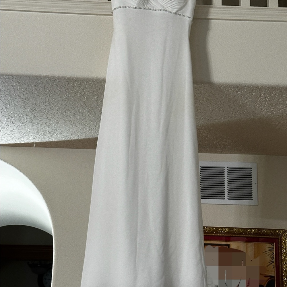 Elegant White Evening Gown